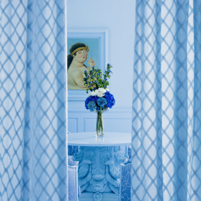 Room divider custom drapes hospitality