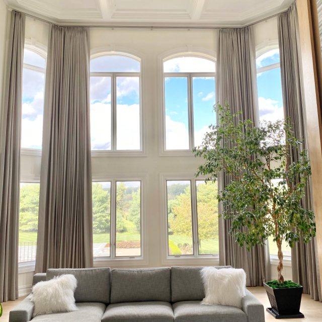 High Ceiling Drapes