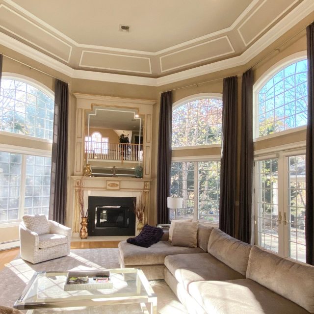 High Ceiling Drapes Panels