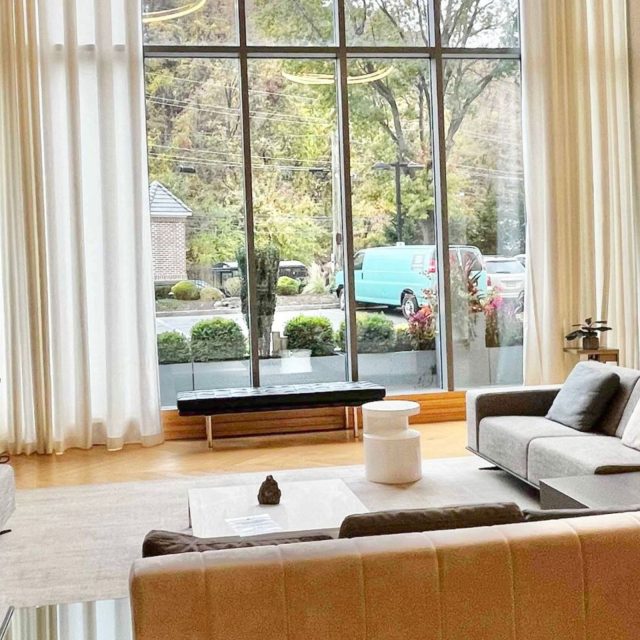 Hotel lobby Custom Sheer Drapes